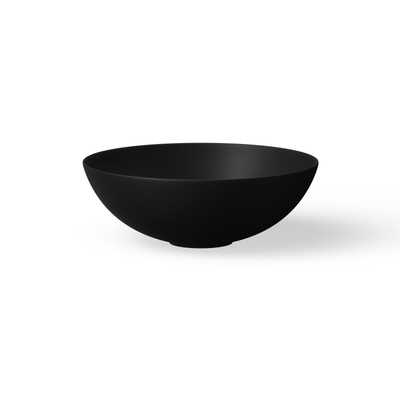 Looox sink collection vasque à poser ronde diamètre 40cm noir mat