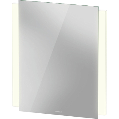 Duravit Ketho 2 spiegel - 60x70cm - met verlichting LED verticaal - met spiegelverwarming - wit mat