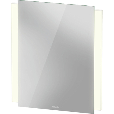 Duravit Ketho.2 Spiegel - met led verlichting verticaal - 60x70cm - met sensorschakelaar rechtsonder - mat wit