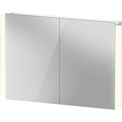 Duravit Ketho.2 Spiegelkast - met 2 deuren - met led verlichting - 100x70x15.7cm - met sensorschakelaar - wit