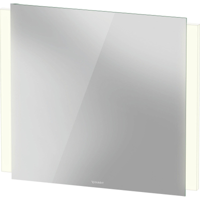 Duravit Ketho 2 spiegel met led verlichting verticaal 80x70cm met sensorschakelaar rechtsonder wit mat