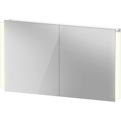 Duravit Ketho 2 spiegelkast met 2 deuren met led verlichting en wastafelverlichting 120x70x15.7cm met sensorschakelaar wit