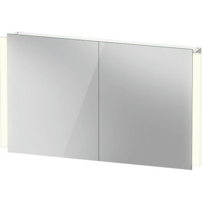 Duravit Ketho.2 Spiegelkast - met 2 deuren - met led verlichting en wastafelverlichting - 120x70x15.7cm - met sensorschakelaar - wit