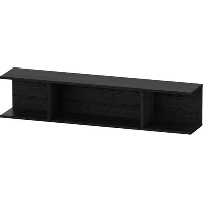 Duravit Ketho.2 Wandrek - 80x17x15cm - eiken zwart mat