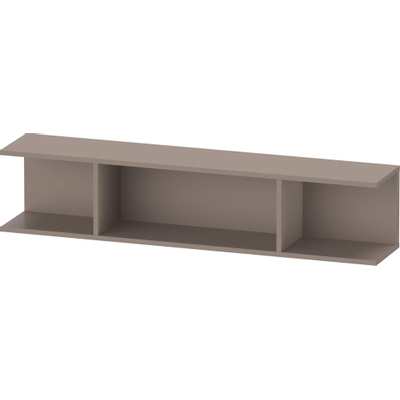 Duravit Ketho.2 Wandrek - 80x17x15cm - mat basalt (antraciet)
