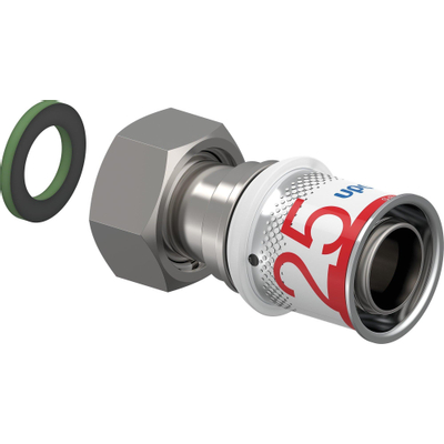 Uponor S-Press Plus raccord à sertir avec écrou douille bi.dr. 25mmx3/4