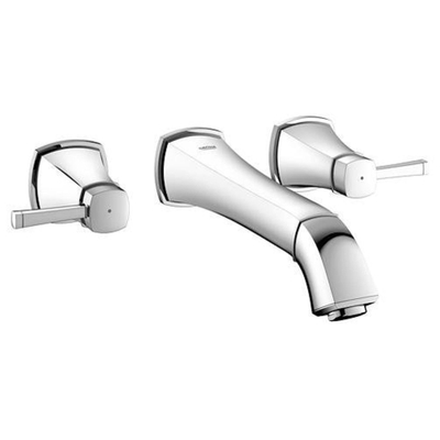 GROHE Grandera waterbesparende afbouwdeel voor inbouw wandkraan met uitloop 23.4cm chroom/goud