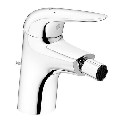 GROHE Eurostyle New Mitigeur monocommande de bidet 1 trou taille S avec vidage avec levier plein chromé