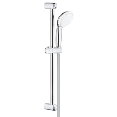 GROHE New Tempesta glijstangset met handdouche met 2 straalsoorten 9.5L/min. 60cm met doucheslang 175cm chroom/wit