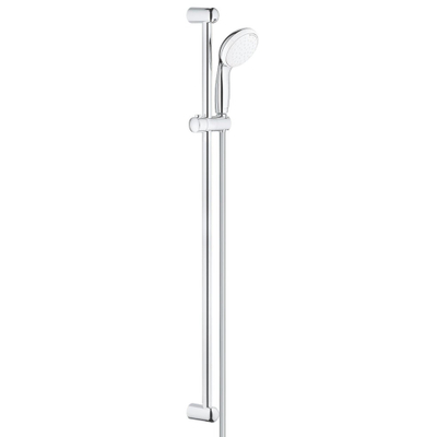 GROHE New Tempesta Ensemble de douche avec douchette 2 jets 9.5L/min. 90cm avec flexible 175cm chrome/blanc