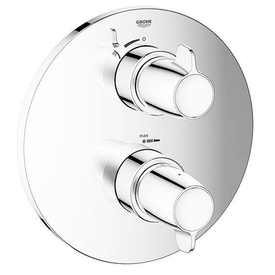 Grohe Grohtherm Special Mitigeur thermostatique encastré - 2 boutons - Ø21cm - chromé