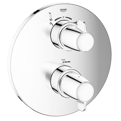 Grohe Grohtherm Special Afbouwdeel - voor inbouw badkraan - diameter 21cm - chroom