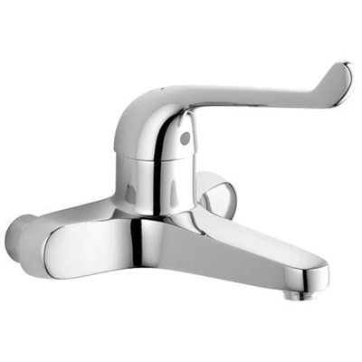 GROHE Euroeco robinet mural de sécurité bec fixe chromé