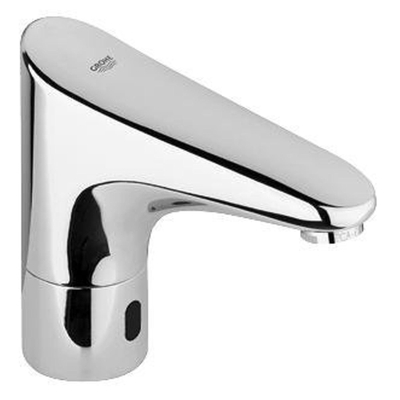 Grohe Europlus E Waterbesparende Wastafelkraan - met infrarood - zonder menging - met batterijvoeding 6V - chroom