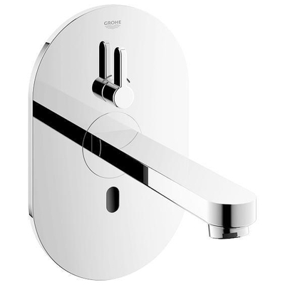 GROHE Eurosmart Cosmopolitan E partie apparente pour robinet mural avec bec 17cm avec mélange avec transformateur 230V chrome