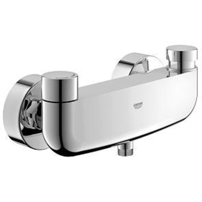 GROHE Eurosmart Cosmopolitan T douchekraan zelfsluitend met koppelingen met menging looptijd 15 sec. chroom