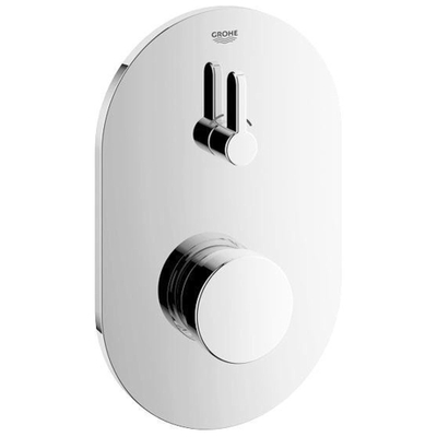 GROHE Eurosmart Cosmopolitan T Partie de finition pour robinet de douche encastrable autofermeture avec mélangeur coule pour 15 sec. chrome