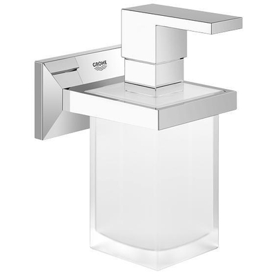 GROHE Allure Brilliant Distributeur de savon - 150ml - avec support - verre - chrome