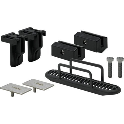 Viega jeu de pièces pour grille à encastrer avec capuchons décoratifs mats et piège à saletés