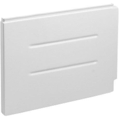 Duravit D-code Kunststof zijpaneel - voor bad - 75cm links - glans wit