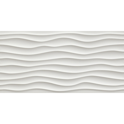 Atlas Concorde 3D Wall Design Wandtegel - 40x80cm - 10.0mm - gerectificeerd - Dune white