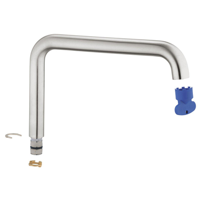 GROHE bec en L - supersteel (inox)