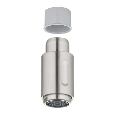 GROHE douchette à main extensible superacier (aspect inox)