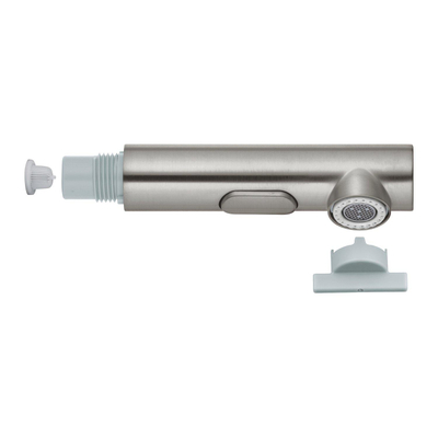 GROHE mousseur rétractable superacier (aspect inox)
