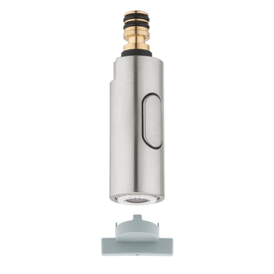 GROHE douchette à main extensible superacier (aspect inox)