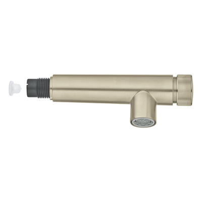 Grohe Spoeldouche - mat lichtgrijs - brushed nickel (nikkel)