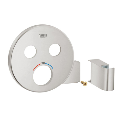 GROHE rosace - pour SmartControl encastré - supersteel (inox)