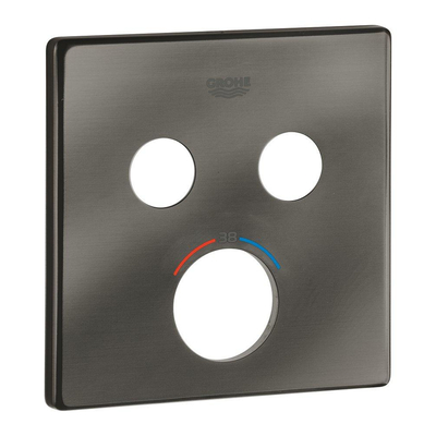 GROHE rosace - hard graphite brossé (anthracite)
