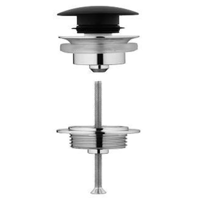 Grohe Afvoergarnituur - push-open - zwart