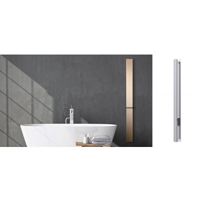 Vasco Beams radiateur électrique - 180x15cm - 950Watt - avec fiche - bronze