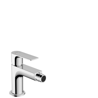 Hansgrohe Rebris E Mitigeur bidet 1 trou avec vidage tirette métal chrome