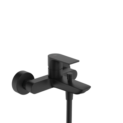 Hansgrohe Rebris Mitigeur bain monotrou apparent mat noir