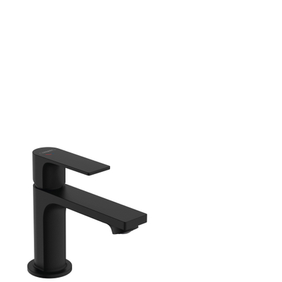 Hansgrohe Rebris e Eengreeps wastafelmengkraan - 80 - coolstart - met PopUp - trekwaste - mat zwart