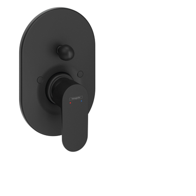 Hansgrohe Rebris s Mitigeur bain encastré monotrou noir mat
