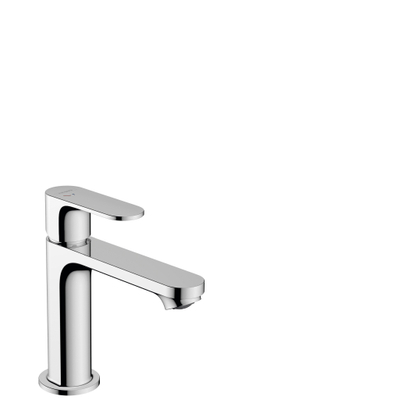 Hansgrohe Rebris s Eengreeps wastafelmengkraan - 110 - coolstart - ecosmart+ - met PopUp - trekwaste - hoogglans chroom
