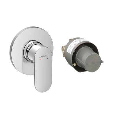 Hansgrohe Rebris s Eengreeps - inbouw douchemengkraan set - hoogglans chroom