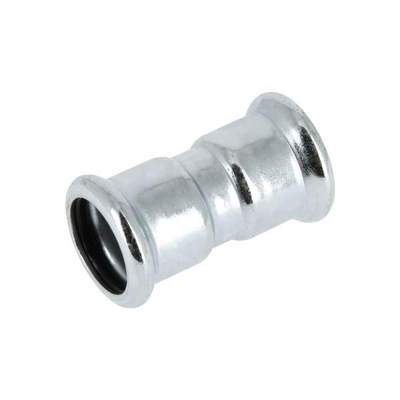 Bonfix PRESS Raccord droit acier zingué 15x15mm