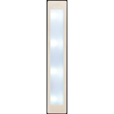 Sunshower Round glasplaat large 1850x330x44mm sand white
