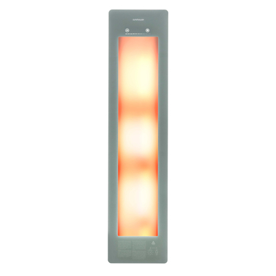 Sunshower Medium Plaque en verre Grey