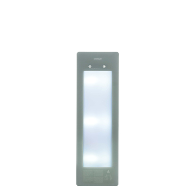 Sunshower Small plaque en verre Grey