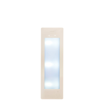Sunshower Round Small glasplaat Sand White OUTLETSTORE