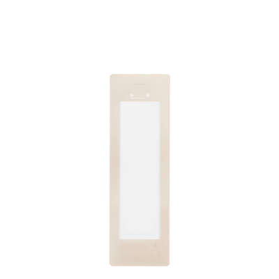 Sunshower Small Plaque en verre Sand White