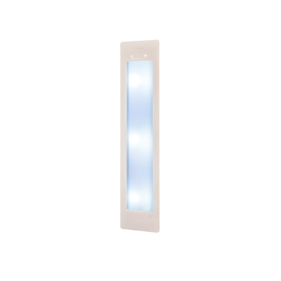 Sunshower Medium Plaque en verre Sand White