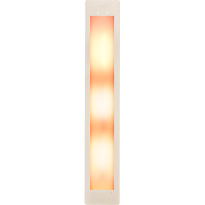 Sunshower Round grand panneau en verre – 1850 × 330 × 44 mm – blanc sable