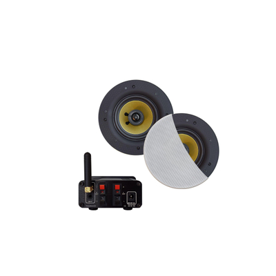 Aquasound bluetooth musiccenter 30W+rumba speakerset 45W wit