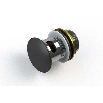 Arcqua Arcqua Bonde clic-clac - adaptée pour baignoire - 1 1/2 - trop-plein - noir mat